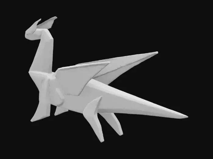 3D model for Scarlet Wings Origami