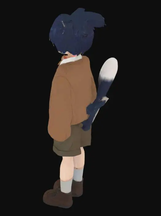 3D model for Cat-Eared Character