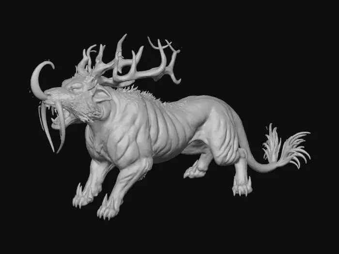 3D model for Fierce Chimera