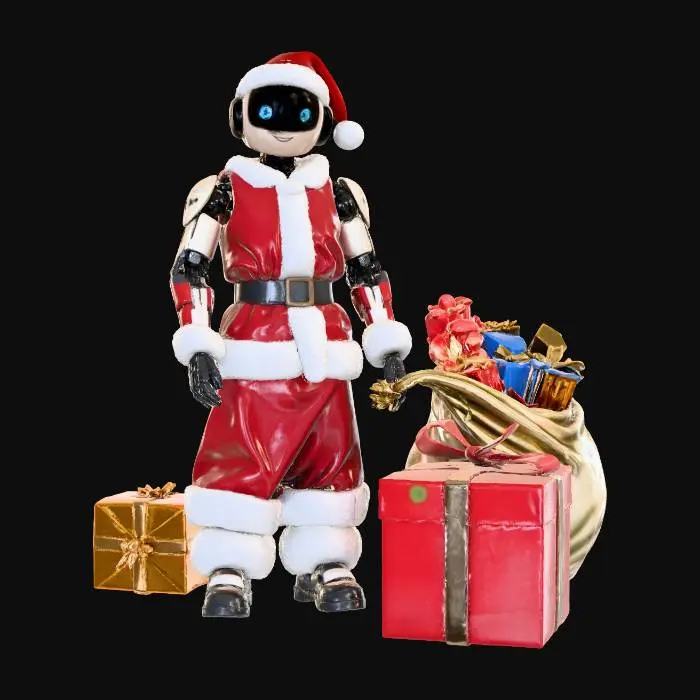 3D model for #Christmas2025# Robot Santa Claus