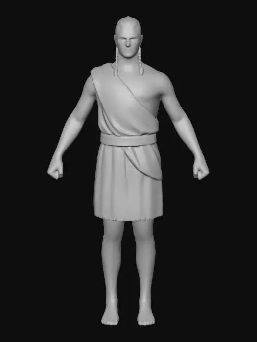 3D model for Nuragic Native