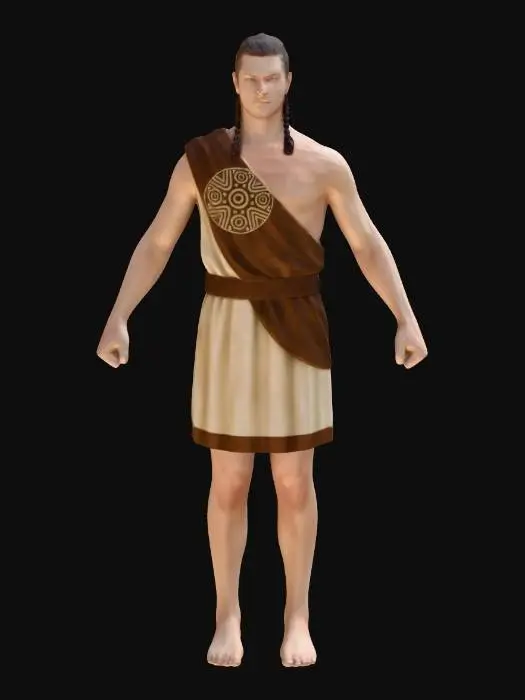 3D model for Nuragic Native