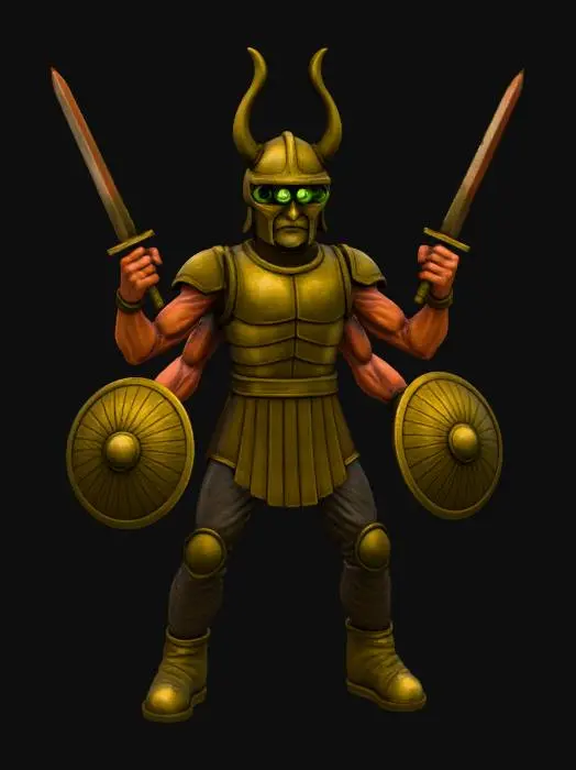 3D model for Warrior Sentinel