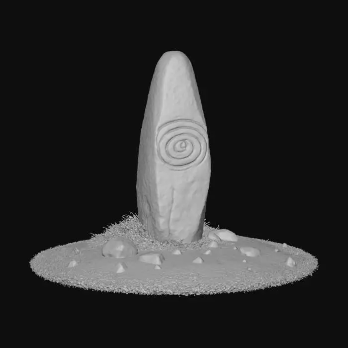 3D model for Nuragic Menhir
