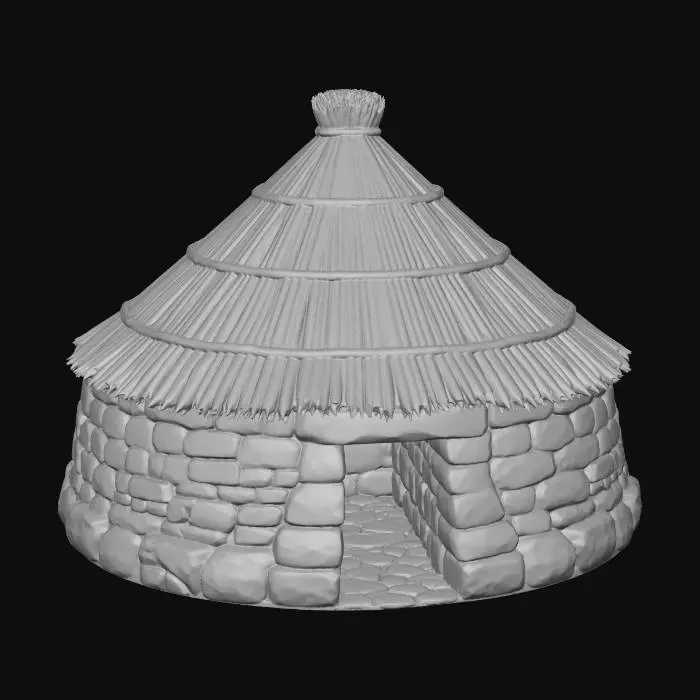3D model for Stone Hut Structure