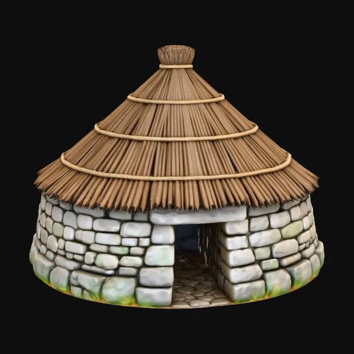 3D model for Stone Hut Structure