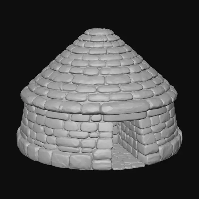 3D model for Stone Shelter