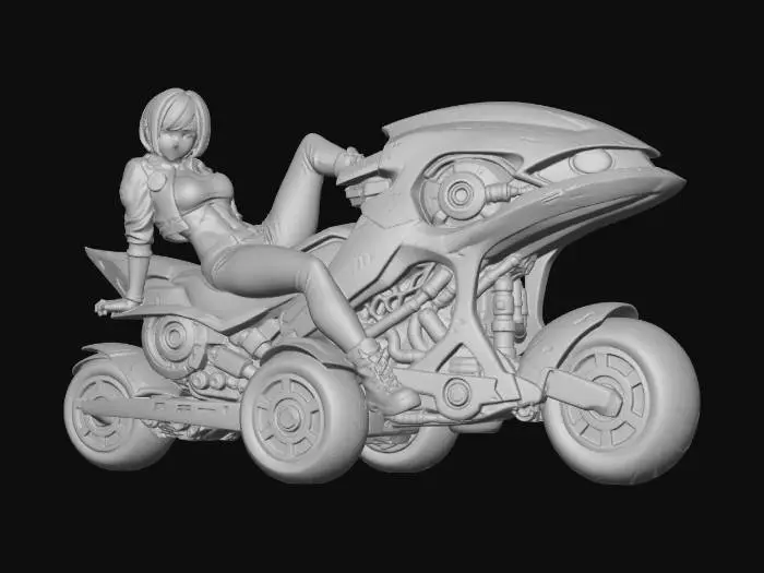 3D model for Neon Chrome Rider