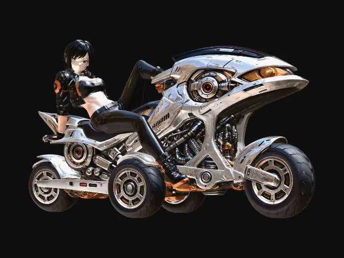 3D model for Neon Chrome Rider