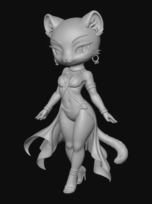3D model for Golden Nightcat
