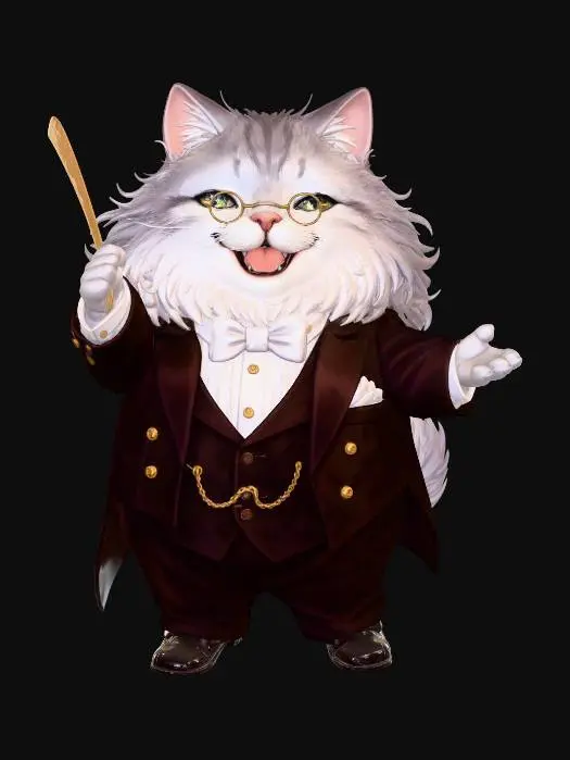 3D model for The Cat Maestro