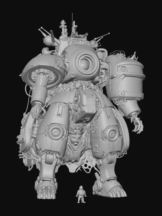 3D model for Bipedal Mobile Habitat