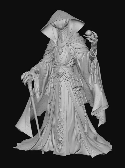 3D model for Emerald Serpent Archmage