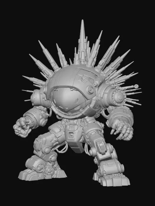 3D model for Hard-shell Omnidirectional Gear