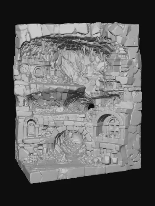 3D model for The Hidden City Beneath the Stone