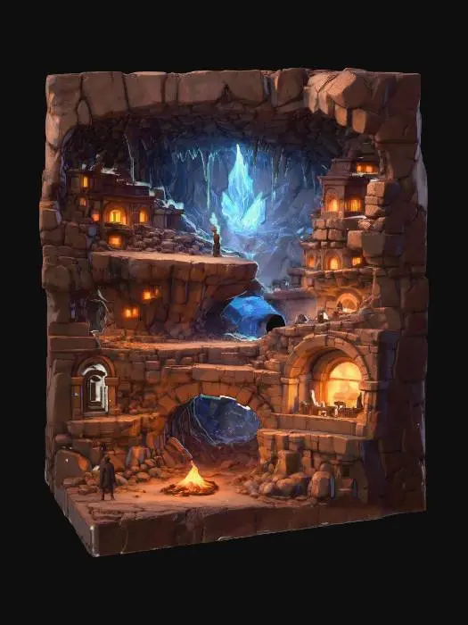 3D model for The Hidden City Beneath the Stone