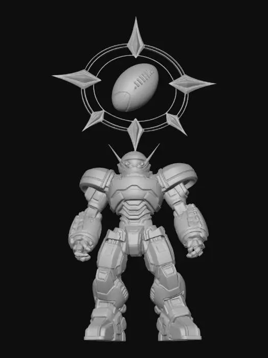 3D model for “Let’s play football.”