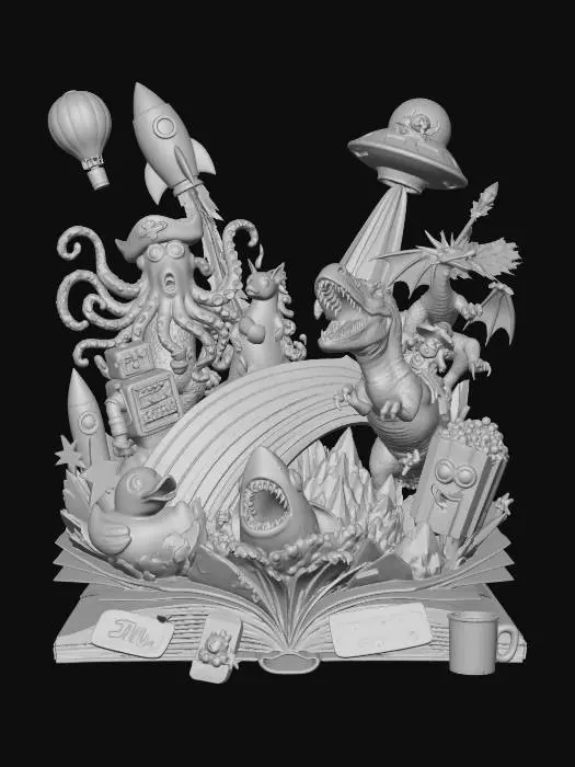 3D model for Colorful Chaos in Toyland
