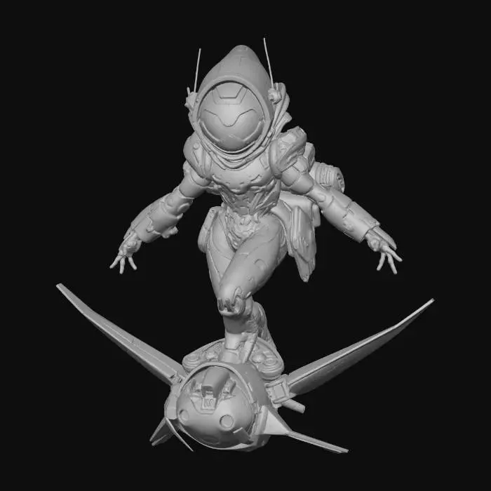 3D model for Valkyrie-Boarder