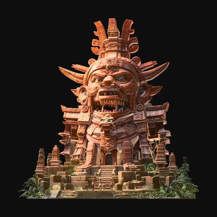 3D model for Temple at the Edge of the World