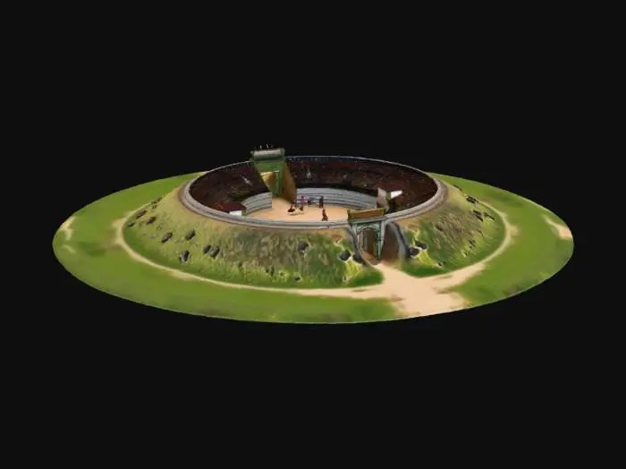 3D model for Roman Amphitheater Battle