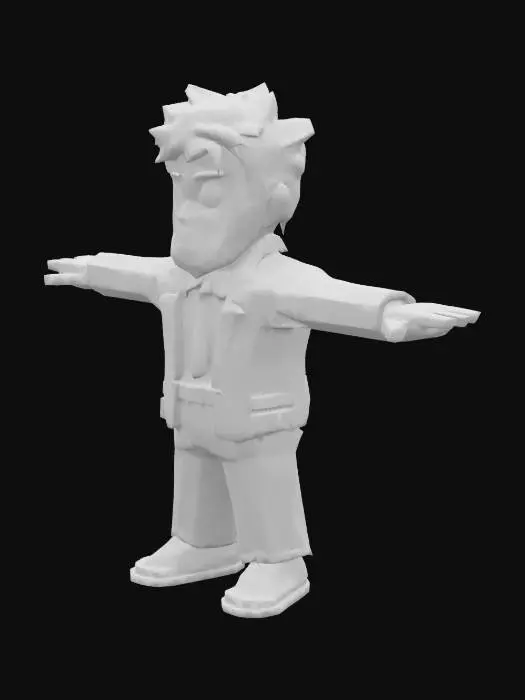 3D model for Lehrer low Poly