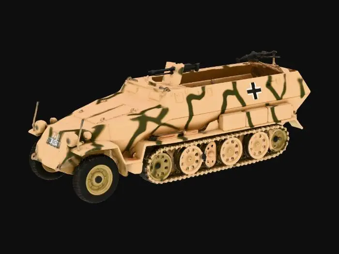 3D model for Model Halftrack on Desk
