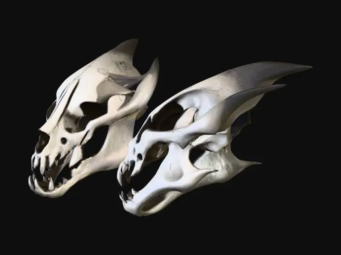 3D model for Demonic Skull Blueprints