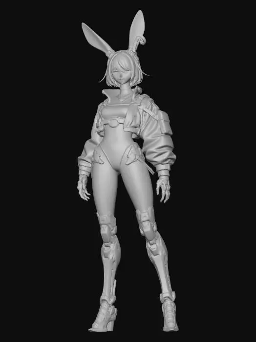 3D model for Neon Hare Vanguard