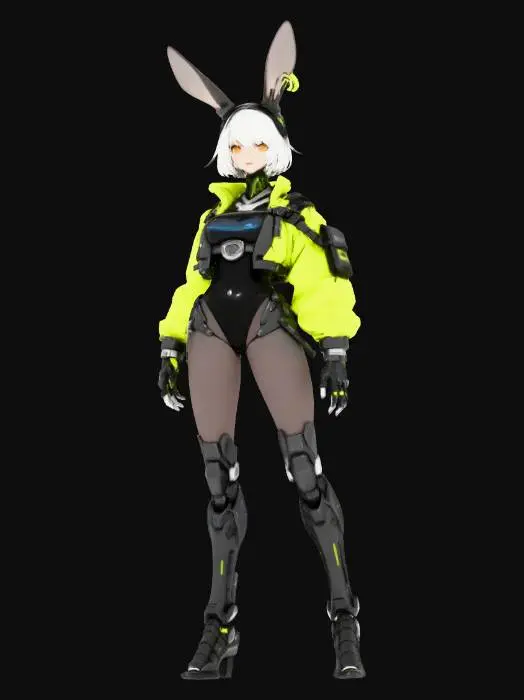 3D model for Neon Hare Vanguard