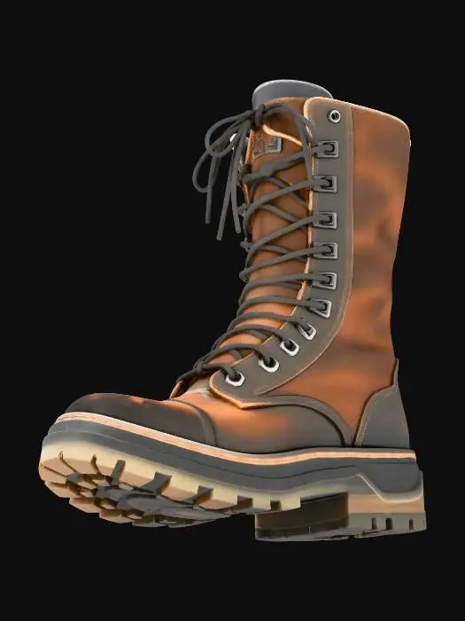 3D model for one Army boot