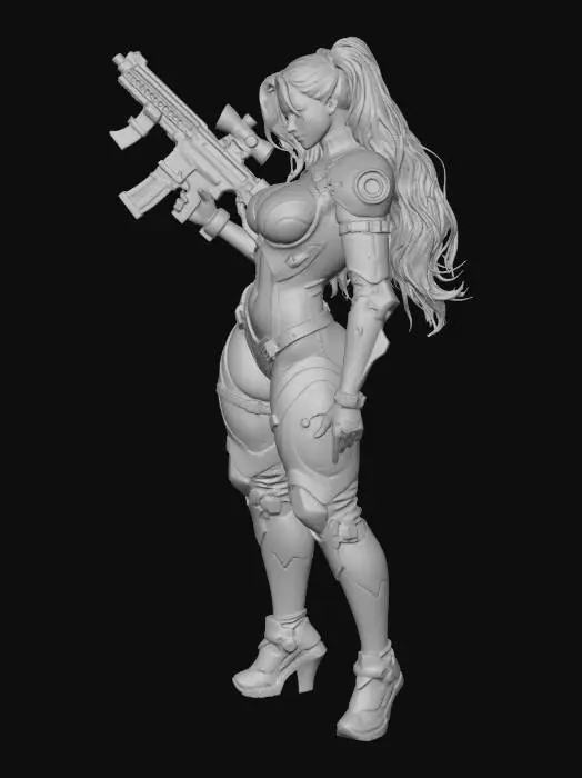 3D model for Neon Valkyrie
