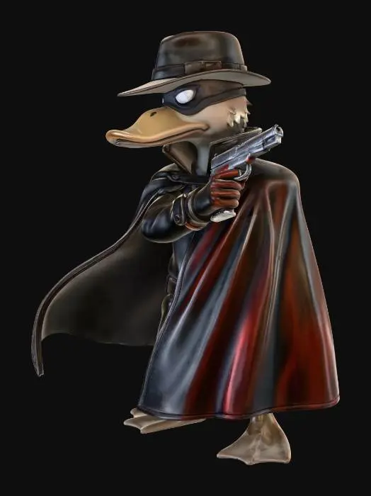 3D model for Detective Duck Noir