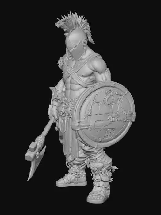 3D model for Warrior's Resolve