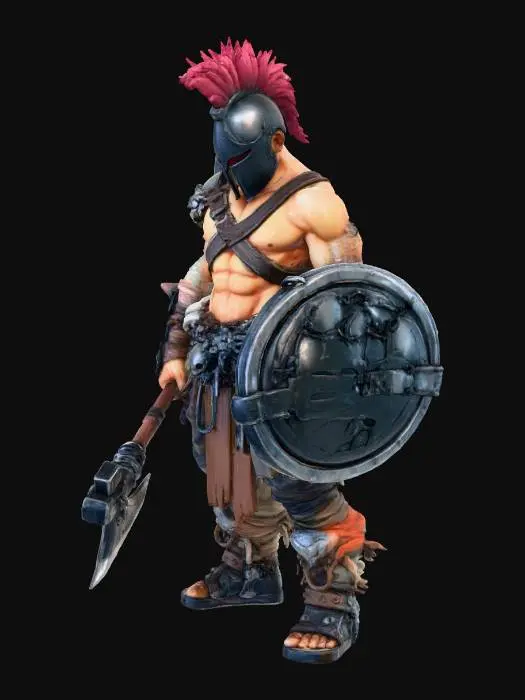 3D model for Warrior's Resolve