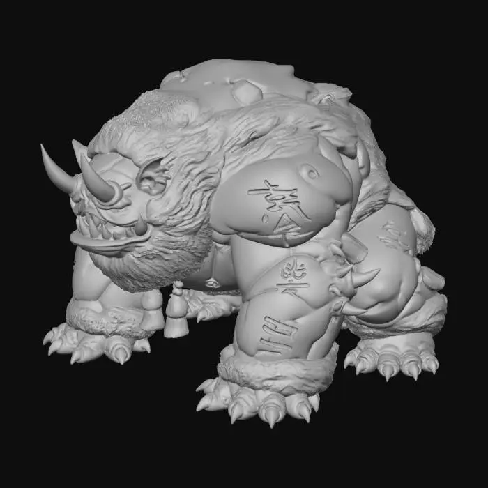 3D model for Frosthorn Beast