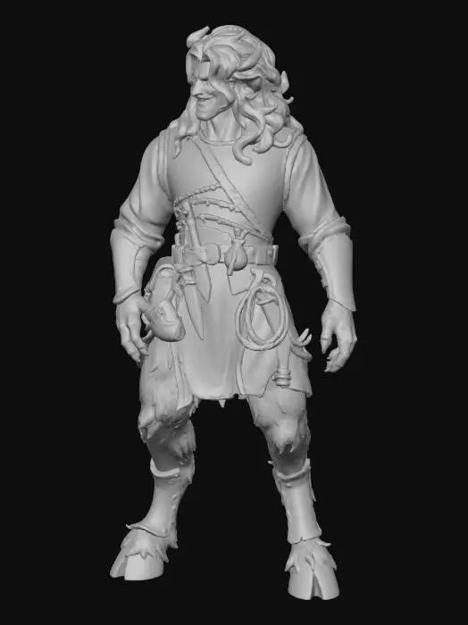 3D model for Goat Warrior