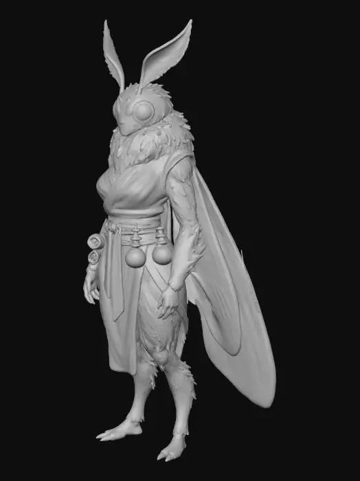 3D model for Petal (Moth Merchant)