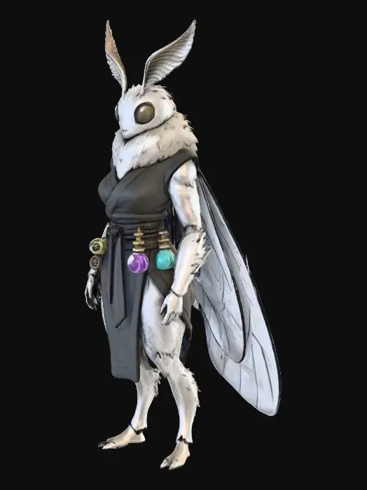 3D model for Petal (Moth Merchant)