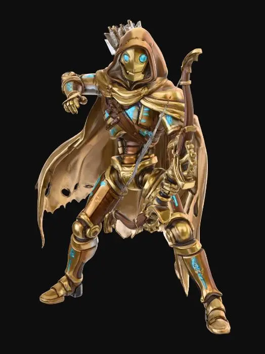 3D model for Warforged Archer