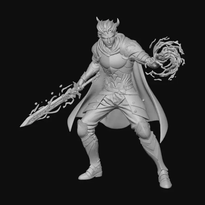 3D model for Rose the Battlemage