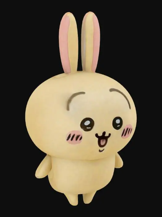 3D model for Cute Bunny Character