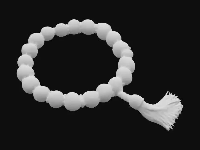 3D model for #PBR# - Circuit Monk's Prayer Beads