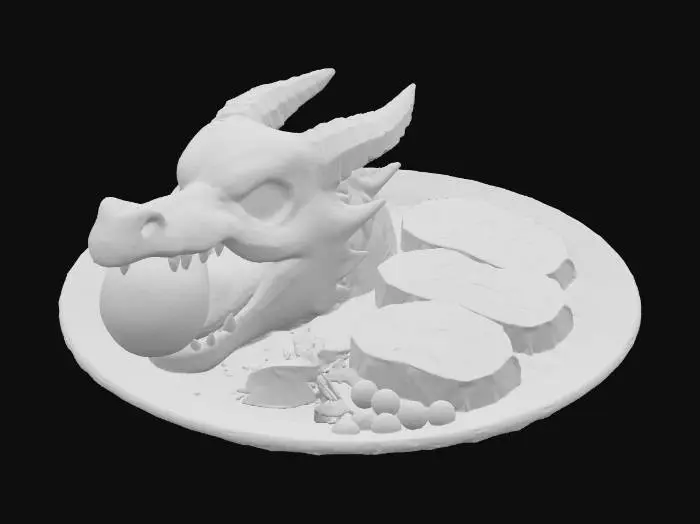 3D model for Searscale Drake Steaks, #food#