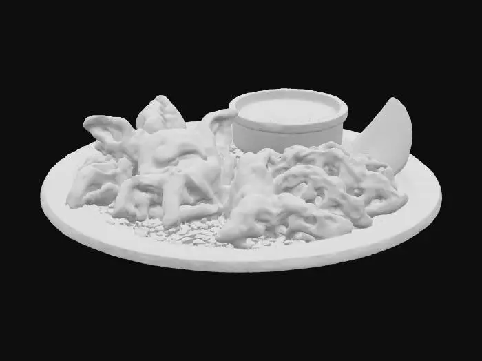 3D model for Crispy Goblins Ears, #food#