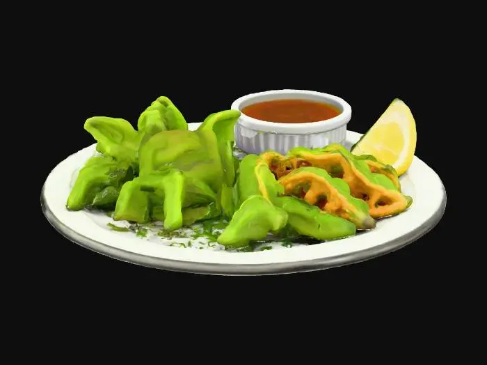 3D model for Crispy Goblins Ears, #food#