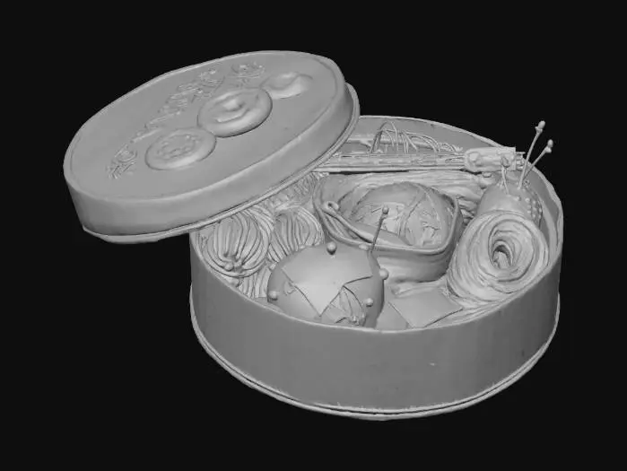 3D model for Sewing Kit Tin, #Halloween2025#