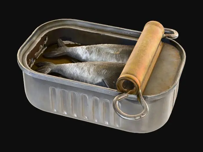 3D model for Vintage Sardine Delight, #Halloween2025#
