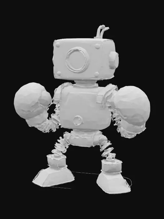 3D model for Boxing Bot, #SketchTo3D#
