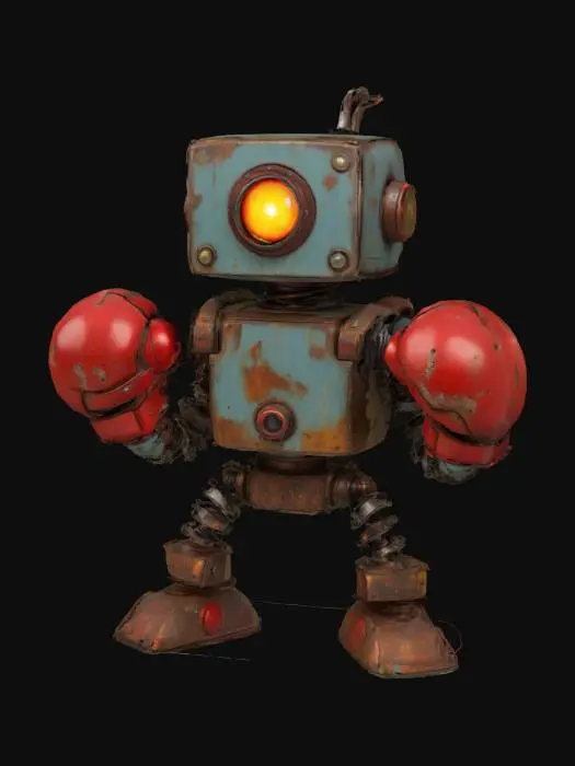 3D model for Boxing Bot, #SketchTo3D#